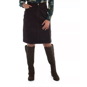 EXCELLENT CONDITION ROHAN RIDGEWAY TAN CORDUROY SKIRT SIZE 16